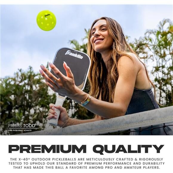 Sports X-40 Outdoor Pickleballs - Official Ball of USA Pickleball, APP - Picture 5 of 7